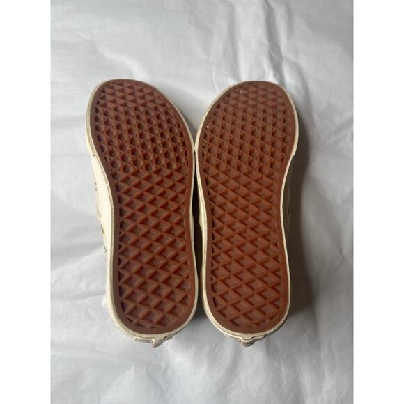 Vans  unisex,  5 mens 6.5 women’s  floral  slip on white/pink school walking - Picture 5 of 9